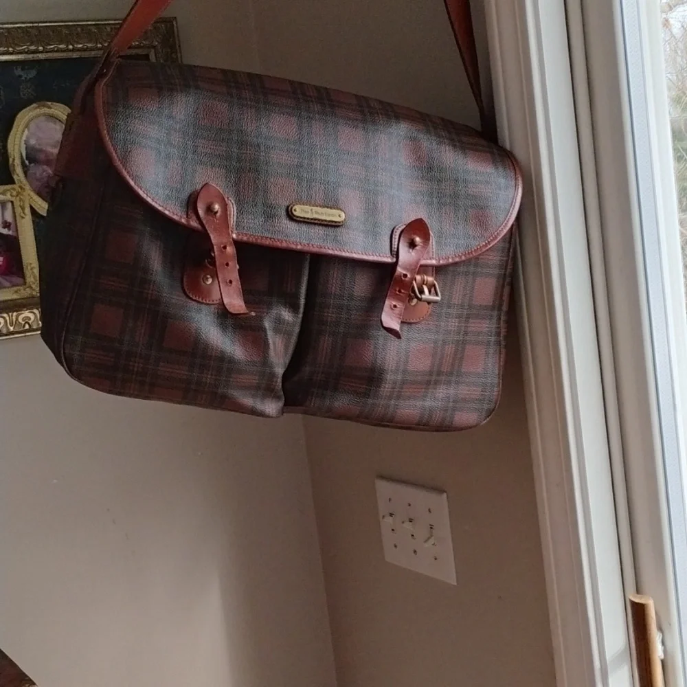 Polo Ralph Lauren Tartan Plaid Satchel.